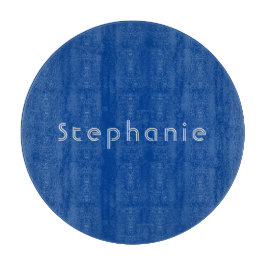 Retro  Minimalistisch Modern Blauw Snijplank