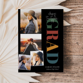 Retro Minimalistisch Modern Verticaal 5 Pics Afstu Kaart