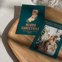 Retro minimalistische geïllustreerde kerstwinterso