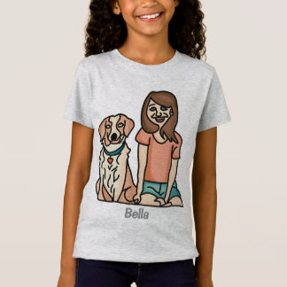 Retro minimalistische geweldige vriendschap tussen t-shirt