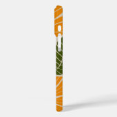 Retro minimalistische gouden bloemenkunst iPhone c Case-Mate iPhone Case (Achterkant / Links)