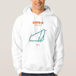 Retro minimalistische lijnkunstprint van Aintree R Hoodie