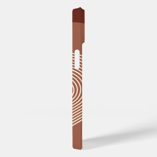 retro-minimalistische regenboog Case-Mate iPhone case (Achterkant / Rechts)