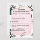 Retro Minimalistische Takken en Vormen Kaart (Voorkant)