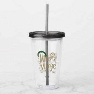 Retro MINISTERIE VAN TOVERKUNST™ Grafisch ontwerp Acryl Drinkbeker