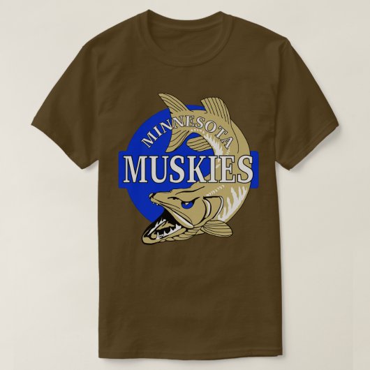 Retro Minnesota Muskies ABA Basketbal 1967 TShirt (Design voorkant)
