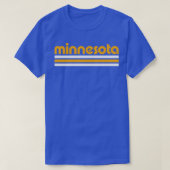 Retro Minnesota Stripes T-shirt (Design voorkant)
