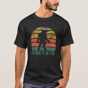 Retro Minotaur Grieks Mythologie Graphic T-shirt