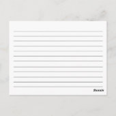 Retro Mint Apron Kitchen Tools Recipcard Briefkaart (Achterkant)