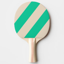 Retro Mint Drie Dikke Strepen Tafeltennisbatje