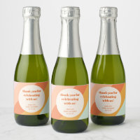 Retro Mint Oranje Strepen Aangepaste Baby shower D