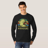Retro Missouri Catfish Vist Catfishman Fisher T-shirt (Voorkant volledig)