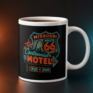 Retro Missouri Route 66 Koffie Grote Koffiekop