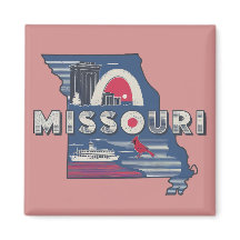 Retro Missouri Silhouette