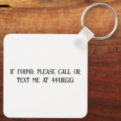 Retro Missouri Silhouette Sleutelhanger (Achterkant)