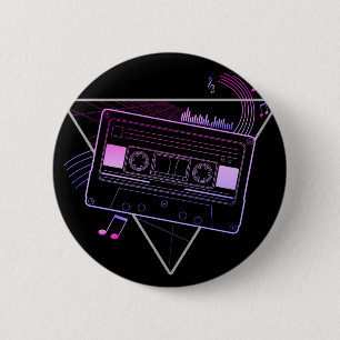 Retro Mix Ronde Button 5,7 Cm