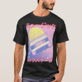 Retro Mix Tape 80s Vaporwave esthetische Japanse O T-shirt (Voorkant)