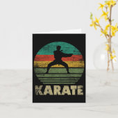 Retro Mixed Martial Arts - MMA Karate Kaart (Gele Bloem)