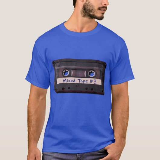 Retro Mixed Tape Cassetteset Ontwerp T-shirt (Voorkant)