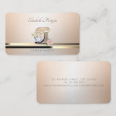 Retro Mixer Bloemen Bakkerij Lichtgevend Visitekaartje (Voorkant / Achterkant)