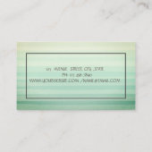 Retro Mixer Bloemen Streep Ombre Bakkerij Visitekaartje (Achterkant)