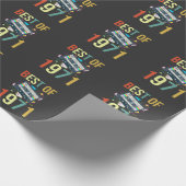 Retro mixtape, beste van 1971, goudcassette Gift Cadeaupapier (Hoek)