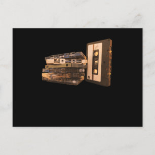 Retro Mixtape Old School Music Briefkaart