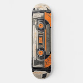 Retro Mixtape Skateboard Art voor een stijlvolle r (Voorkant)