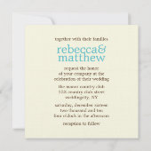 Retro Mixtape Wedding Kaart (Achterkant)