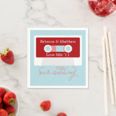 Retro Mixtape Wedding Servet (Insitu)