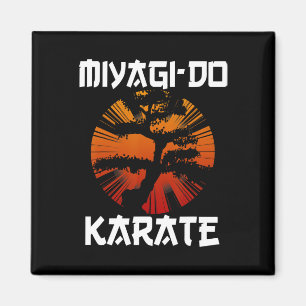 Retro Miyagi-do Karate Life Bonsai Tree Ma Magneet