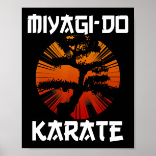 Retro Miyagi-do Karate Life Bonsai Tree Ma Poster