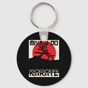 Retro Miyagi-do Karate Life Bonsai Tree Ma Sleutelhanger