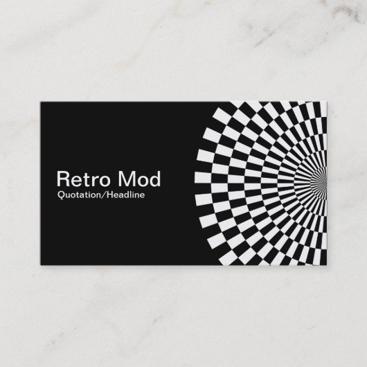 Retro Mod 01 Visitekaartje (Voorkant)