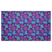 retro mod 60s 70s bloemenpatroon stof (Fat Quarter)