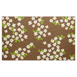 retro mod 60s 70s bloemenpatroon stof