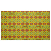 retro mod 60s 70s bloemenpatroon stof (Fat Quarter)