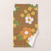 Retro mod 60s 70s handdoekset bad handdoek (Handdoek)