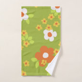 Retro mod 60s 70s handdoekset bad handdoek (Handdoek)