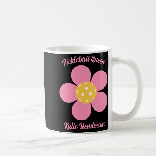 Retro Mod 70s Ckleball Bloem D Koffiemok (Rechts)