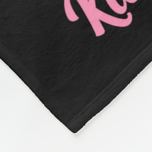 Retro Mod 70s Ckleball Flower D  Fleece Deken (Hoek)