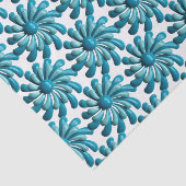 Retro MOD Bloemen - MCM Lente Zomer Tuin Tissuepapier (Detail)