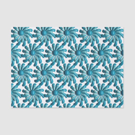 Retro MOD Bloemen - MCM Lente Zomertuin Tissuepapier (Voorkant)