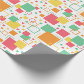 Retro Mod Citrus Cadeaupapier (Hoek)