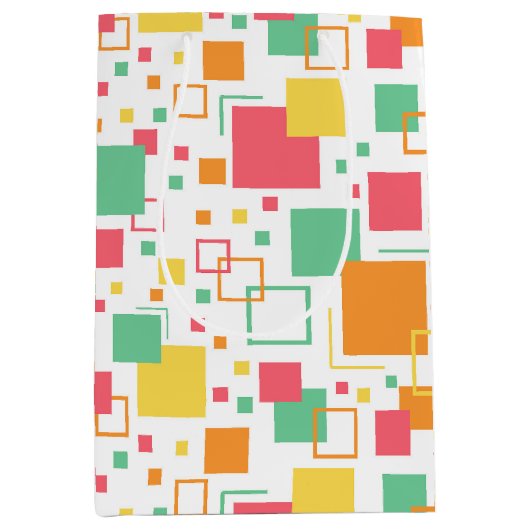 Retro Mod Citrus Medium Cadeauzakje (Voorkant)