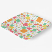 Retro Mod Citrus Papieren Bordje (Gebogen)