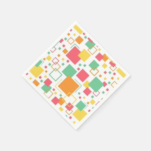 Retro Mod Citrus Servet (Hoek)