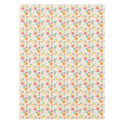 Retro Mod Citrus Tafelkleed (Voorkant)