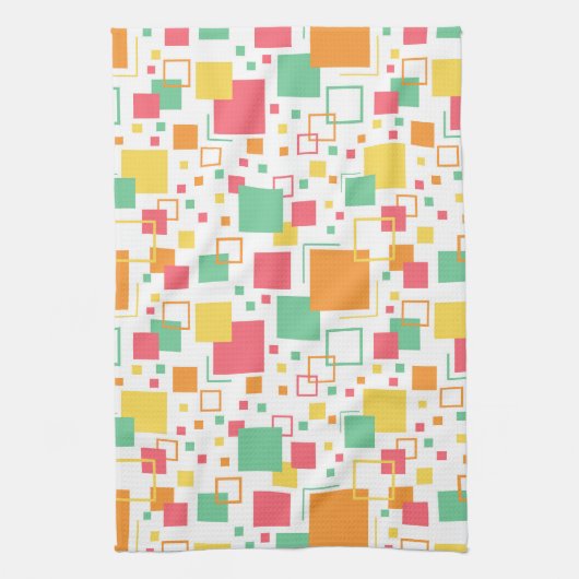 Retro Mod Citrus Theedoek (Verticaal)