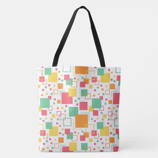Retro Mod Citrus Tote Bag (Voorkant)